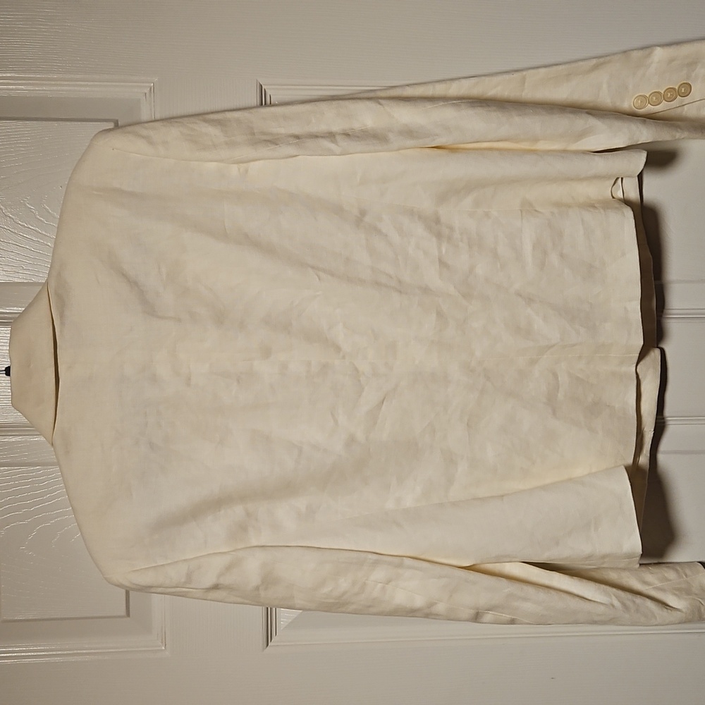 Chaps Linen Jacket - Picture 4 of 7